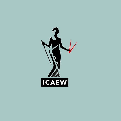 ICAEW logo teal background