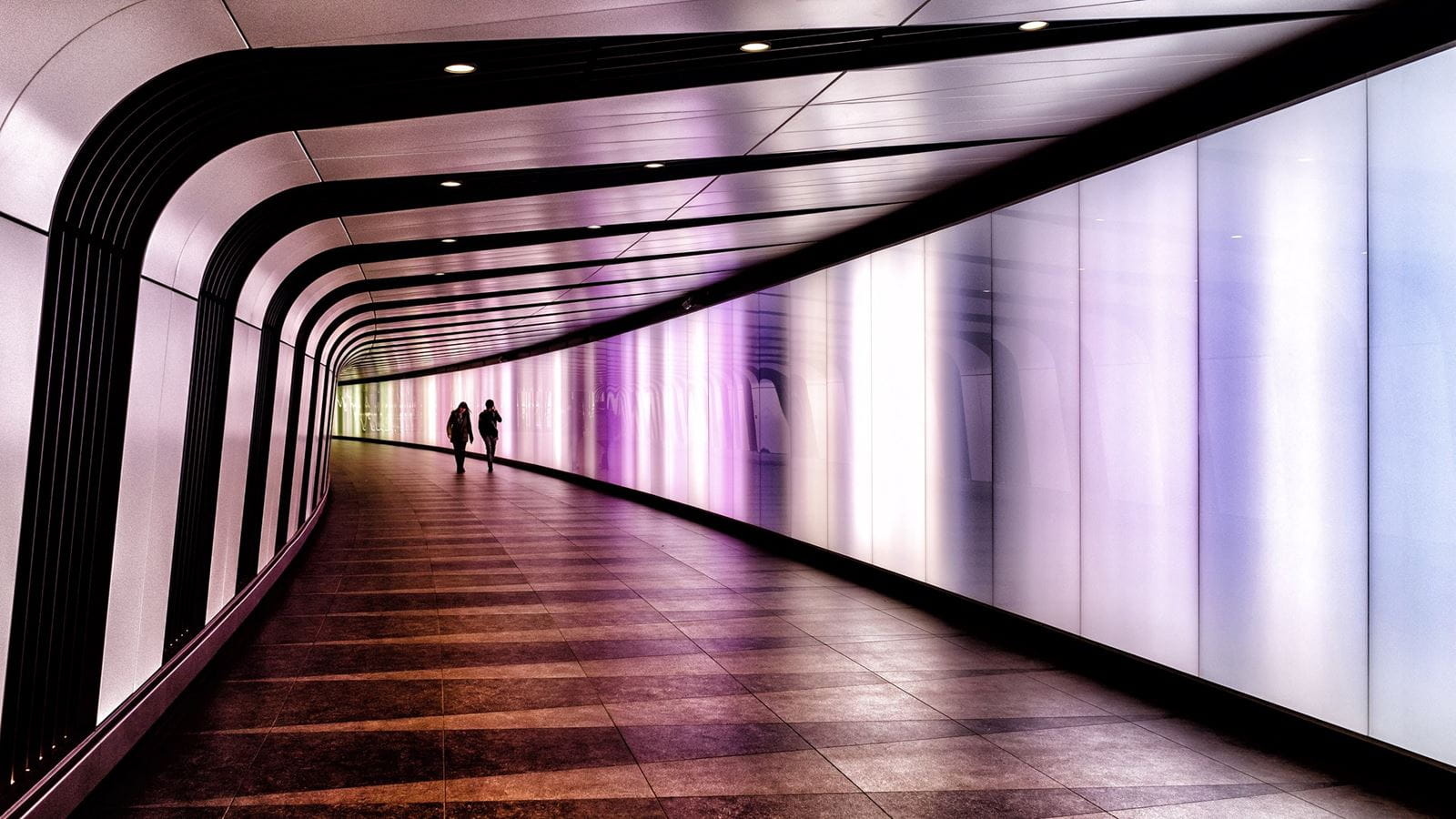 Futuristic hallway