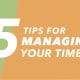 animation video still 5 tips for managing your time ICAEW Student Insights skills series orange green