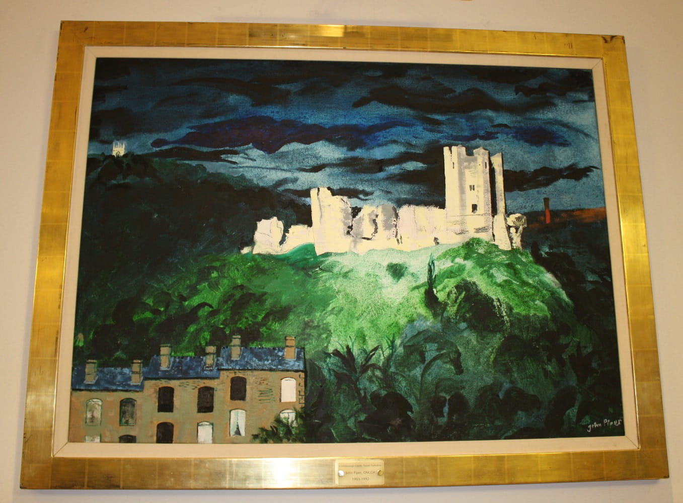 John Piper painting of Conisborough Castle