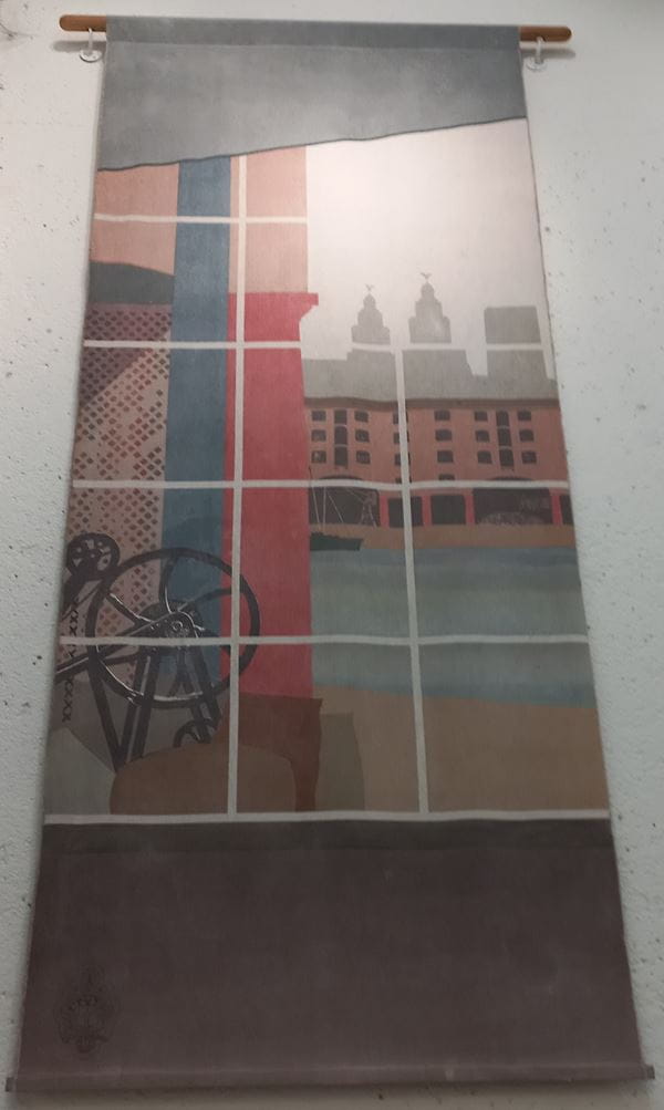 Photograph of a wall hanging in Chartered Accountants' Hall