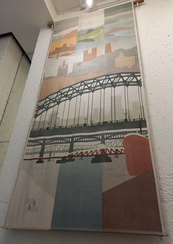 Photograph of a wall hanging in Chartered Accountants' Hall