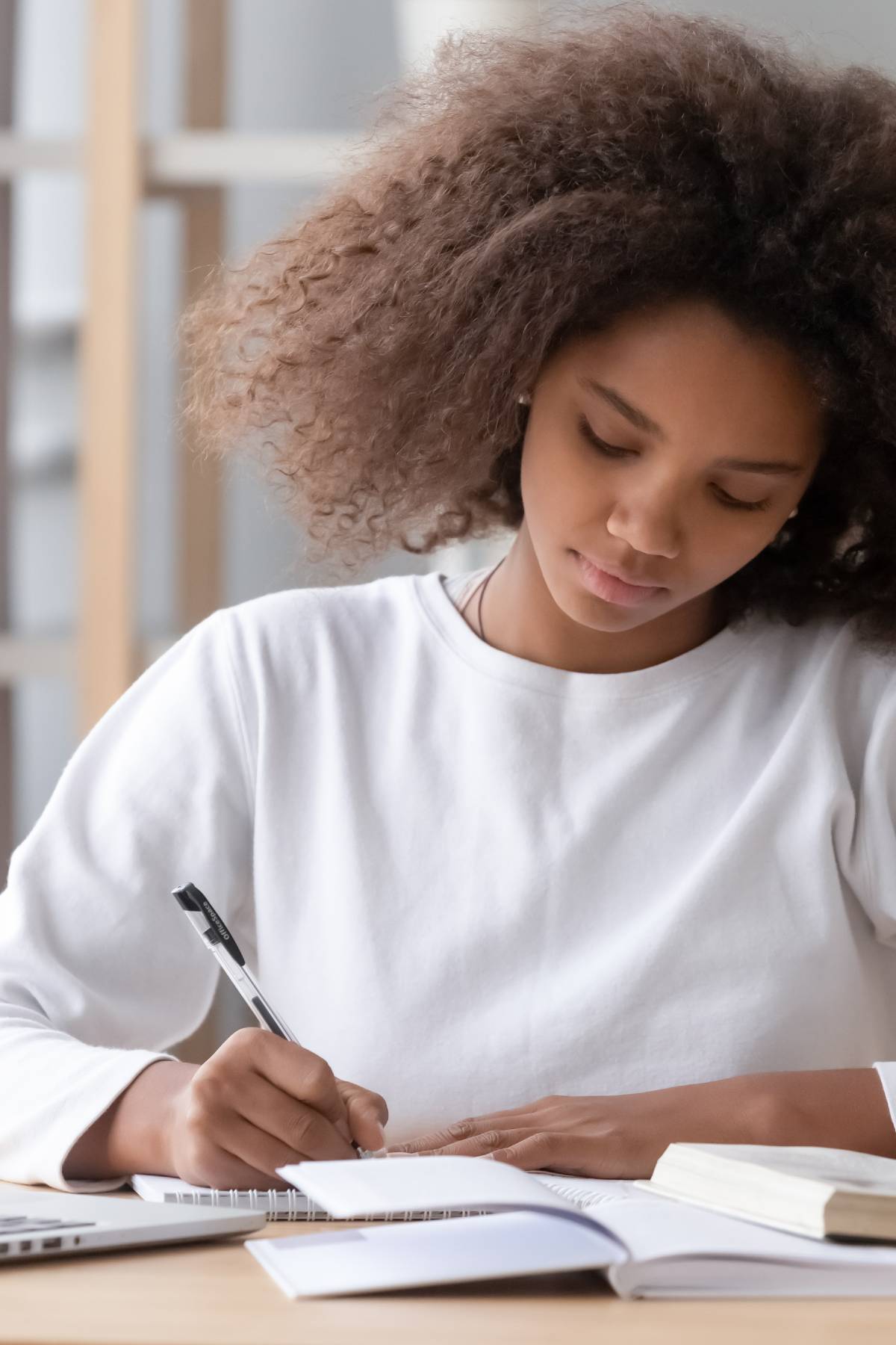 Women studying