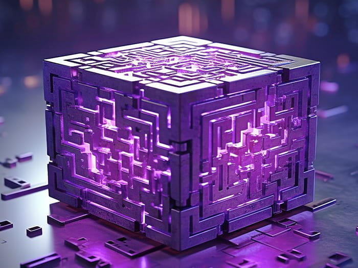 cube tech micro chip purple light glow ICAEW Corporate Financier IPOs