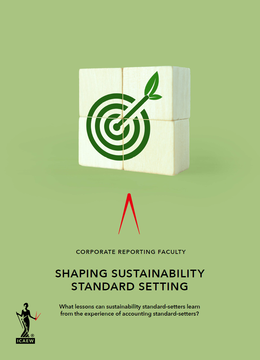 Shaping sustainability standard setting cover